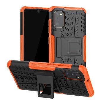 Halkfritt PC + TPU-skal med kickstand för Samsung Galaxy A41 (Global version)