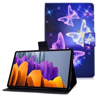 För Samsung Galaxy Tab S7 T870/Galaxy Tab S8 X700 X706 Mönstertryck Läderplatta Fodral Skyddande Omslag.