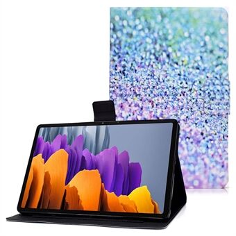 För Samsung Galaxy Tab S7 T870/Galaxy Tab S8 X700 X706, Anti-drop Mönsterutskrift Läderfodral för Surfplatta Skyddande Omslag - Multi