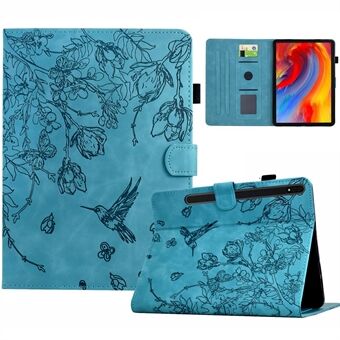 För Samsung Galaxy Tab S8 X700 X706 / Tab S7 T870 T875 Fodral Kortinnehavare Läder Skal för Surfplatta