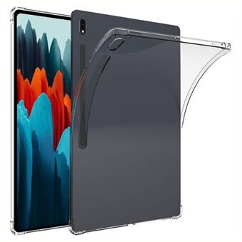 För Samsung Galaxy Tab S7 / S8 Anti-drop Surfplatta Fodral Förstärkta Hörn Transparent TPU-skydd