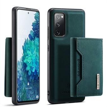 DG.MING M2-serien magnetiskt löstagbart hybridfodral med trippelvikt plånboksstöddesign för Samsung Galaxy S20 FE 2022/S20 FE 4G/S20 FE 5G/S20 Lite