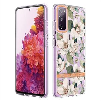 LB5 Series Flower Patterns TPU Telefonfodral Galvanisering IMD IML Ultra Slim Phone Cover för Samsung Galaxy S20 FE 2022/S20 FE/S20 FE 5G/S20 Fan Edition/S20 Fan Edition 5G/S20 Lite