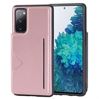 HANMAN Mika-serien för Samsung Galaxy S20 FE / S20 FE 5G / S20 FE 2022 / S20 Lite Magnetiska kortplatser Telefonfodral PU-läderbelagd TPU-skal