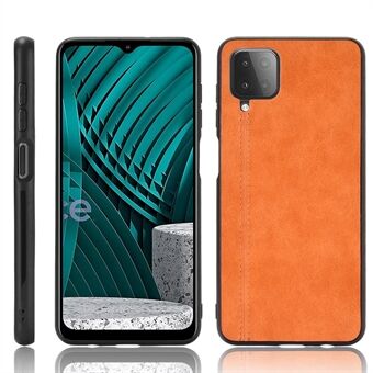 PU läderbelagt PC + TPU hybrid hybridfodral till Samsung Galaxy A12 / M12