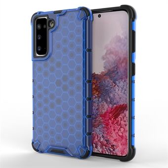 Honeycomb Mönster Stötsäker TPU + PC Combo-skal till Samsung Galaxy S21 5G