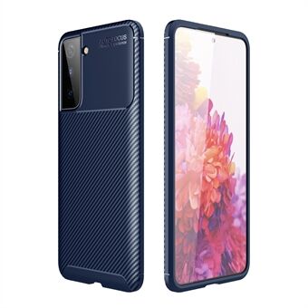 Stötdämpande kolfiber TPU telefonskyddsväska till Samsung Galaxy S21 5G