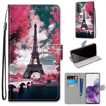 Stand för Samsung Galaxy S21 + 5G Anti-Drop Pattern Printing Shell