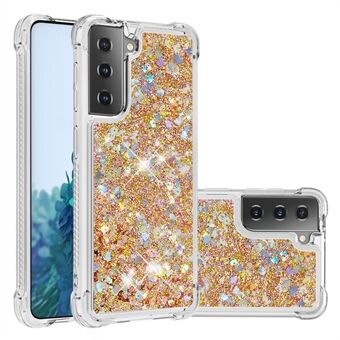 Dynamiskt Quicksand Stötsäkert TPU-skyddsfodral till Samsung Galaxy S21 + 5G