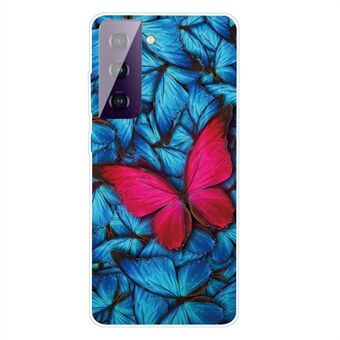 Mönsterutskrift Flexibelt TPU-fodral till Samsung Galaxy S21 Plus 5G