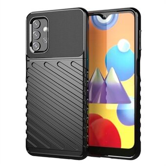 Thunder Series Mjukt TPU-telefonskal med Twill-strukturdesign för Samsung Galaxy A32 5G / M32 5G