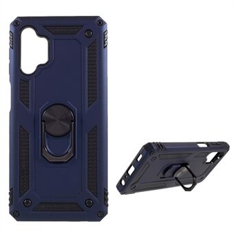 PC + TPU Combo Design Anti-drop Hybrid Phone Shell med Ring Kickstand för Samsung Galaxy A32 5G