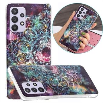 Luminous Night Glow Design Pattern IMD Soft TPU Protector Phone Cover för Samsung Galaxy A32 5G