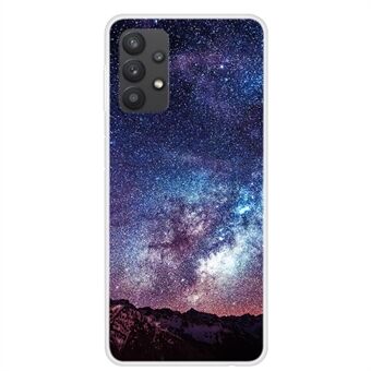 Flexibelt TPU-telefonfodral med Starry för Samsung Galaxy A32 5G