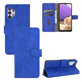 Skin-touch Skyddande läder Flip Shell för Samsung Galaxy A32 5G plånbok Stand Cover