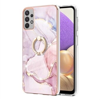 Smooth Touch Feeling Galvanisering Mjukt TPU-skal IML IMD Marble Pattern Telefonfodral med stöd för Samsung Galaxy A32 5G / M32 5G