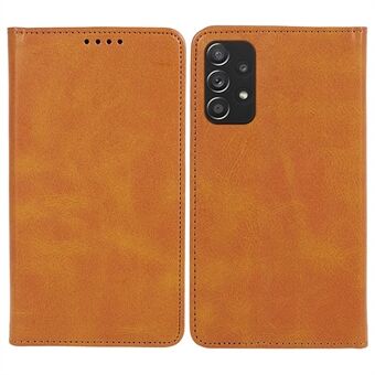 För Samsung Galaxy A32 5G / M32 5G plånbok PU-läder telefonfodral Calf Texture Stand Telefonfodral