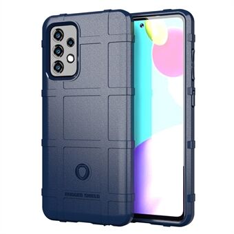 Rugged Shield Square Grid Texture Case för Samsung Galaxy A52 4G/5G / A52s 5G TPU telefonskal