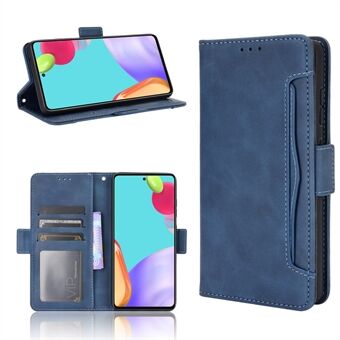 Läderskyddsfodral för Samsung Galaxy A52 4G/5G / A52s 5G Multiple Card Slots Shell