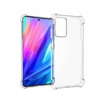 Halkskydd Stötsäkert transparent mjukt TPU-skyddsfodral för Samsung Galaxy A52 4G/5G / A52s 5G