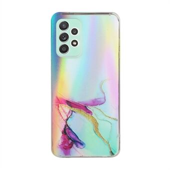 Marmormönsterprägling Laserdesign Anti Scratch TPU-fodral Mobiltelefonskyddsskydd för Samsung Galaxy A52 4G/5G / A52s 5G