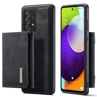 DG.MING M1 Series Anti-fall Kickstand Design telefonfodral med avtagbar magnetisk plånbok för Samsung Galaxy A52 4G/5G / A52s 5G