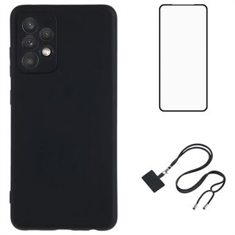 WANLONFENG RB1-serien för Samsung Galaxy A52 4G / 5G / A52s 5G TPU-mobilskal med skärmskydd.