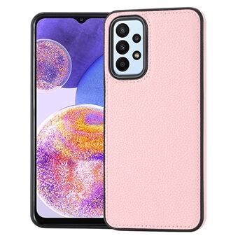 För Samsung Galaxy A52 4G / A52 5G / A52s 5G-fodral Litchi-texturmönster PU-läder + TPU-telefonskydd