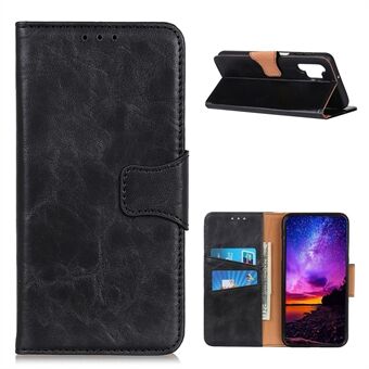 Folio Flip Wallet Design Crazy Horse Skin Split Läder Telefonskal för Samsung Galaxy A32 4G (EU-version)