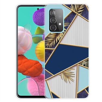 Marmormönster droppsäkert TPU-telefonfodral Bakskal till Samsung Galaxy A32 4G (EU-version)