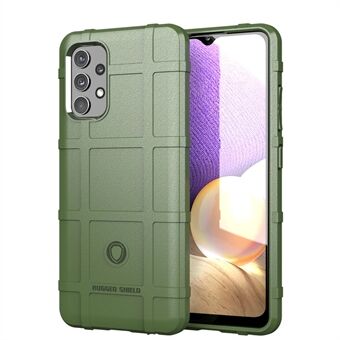 Stötsäkert Rugged Square Grid TPU Flexibelt telefonfodral för Samsung Galaxy A32 4G (amerikansk version)