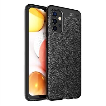 Litchi Texture Flexibelt TPU-telefonfodral Välskyddat skyddsfodral för Samsung Galaxy A32 4G (EU-version)