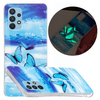 Noctilucent IMD Design Soft Phone Cover TPU Skyddsfodral för Samsung Galaxy A32 4G (EU-version)