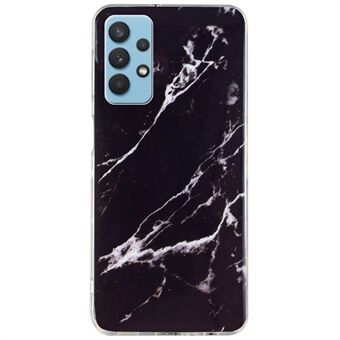 För Samsung Galaxy A32 4G (EU-version) IMD Marble Pattern Mjukt TPU-skal Fallsäkert tunt telefonfodral