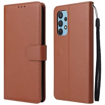 För Samsung Galaxy A32 4G (EU-version) Stand Plånbok Telefonfodral PU Läder Antifall Protection Cover