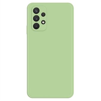 För Samsung Galaxy A32 4G (EU-version) Gummibelagt TPU Stötsäkert telefonfodral Rak Edge mikrofiberfoderdesign Skyddsfodral