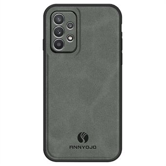 ANNYOJO för Samsung Galaxy A32 4G (EU-version) PU-läder+PC+TPU-telefonskal Magnetiskt bilfäste mobilfodral