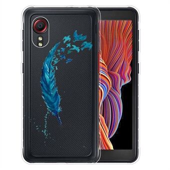 IMD-mönster, droppsäkert, mjukt TPU-fodral till Samsung Galaxy Xcover 5