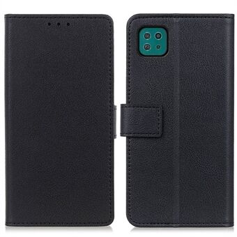 Flip Folio-fodral i PU-läder för Samsung Galaxy A22 5G (EU-version), plånboksställ Stand TPU inre skal-telefonskal