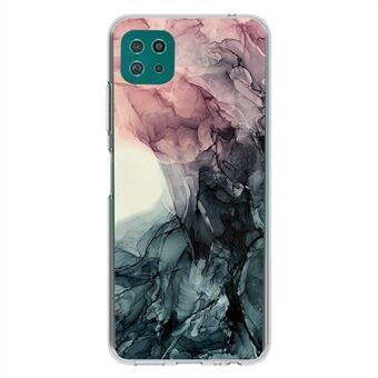 Marble Pattern Soft TPU-telefonskyddsfodral för Samsung Galaxy A22 5G (EU-version)