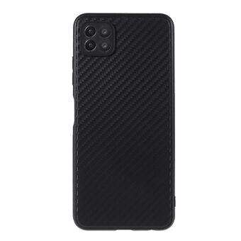 Carbon Fiber Texture TPU bakfodral för Samsung Galaxy A22 5G (EU-version)