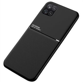 Stötsäkert telefonfodral TPU + PU-läderbelagd anti-fall skyddsfodral för Samsung Galaxy A22 5G (EU-version)