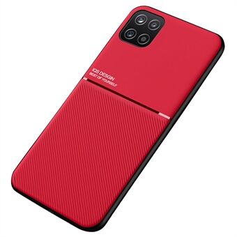 Stötsäkert telefonfodral TPU + PU-läderbelagd anti-fall skyddsfodral för Samsung Galaxy A22 5G (EU-version)