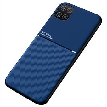 Stötsäkert telefonfodral TPU + PU-läderbelagd anti-fall skyddsfodral för Samsung Galaxy A22 5G (EU-version)