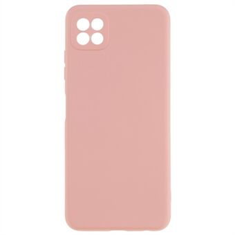 För Samsung Galaxy A22 5G (EU-version) Flexibel TPU Anti Scratch Telefonfodral Flytande silikonstruktur 2,0 mm tjockt kameraskydd Bakstycke