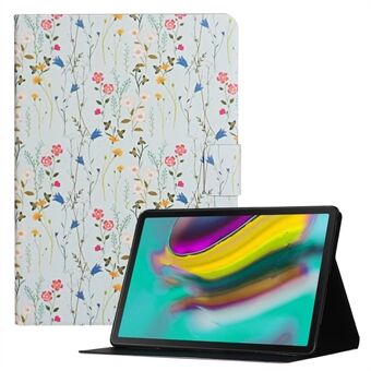 Flora mönstrat skyddande läderfodral Stand för Samsung Galaxy Tab A7 Lite 8.7 T220 / T225