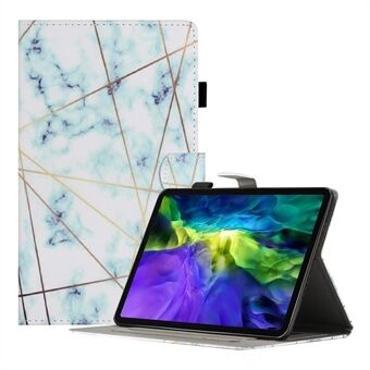 Helkroppsskyddande mönstrat läderfodral med kortplatser för Samsung Galaxy Tab A7 Lite 8.7 Stand / T225