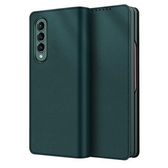 Löstagbart 2-i-1 Skin-Touch Split Läderfodral Telefonskal med Stand för Samsung Galaxy Z Fold3 5G