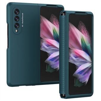 Stötsäker PC-bakpanel + TPU-gångjärn vändbart telefonfodral skal för Samsung Galaxy Z Fold3 5G