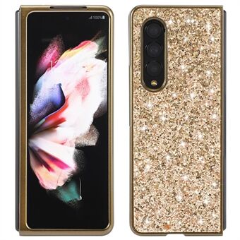 Glitter paljetter TPU-ram + PC-baksida Galvanisering Skyddsfodral till Samsung Galaxy Z Fold3 5G